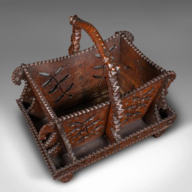 1900's Antique Truffle Collecting Trug For Sale - Image 6 of 10