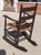 19Thc Original brown painted ladder back rocking chair from New England.This rocking chair has the original rush seat.The...
