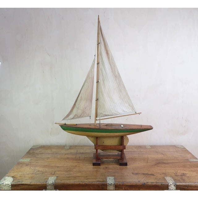 Vintage Iona Pond Fame Yacht, 1930s For Sale - Image 3 of 8