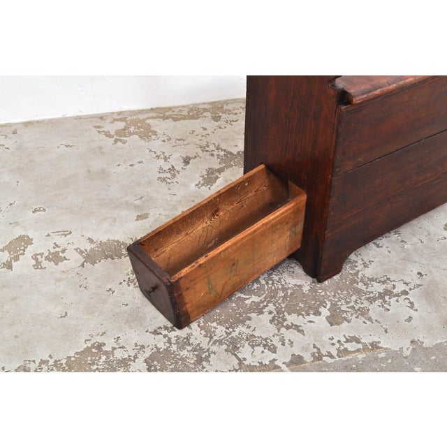 Antique Storage Bench, 1830s For Sale - Image 4 of 12