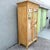 Boho Chic Vintage Boho Chic Penciled Mirrored Starburst Armoire For Sale - Image 3 of 10
