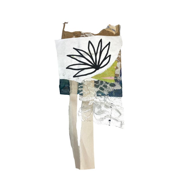 Modern Luck on My Side Minimalist Modern Collage Framed For Sale - Image 3 of 3