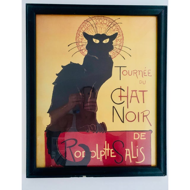 Litography “Tournee du Chat Noir de Rodolphe Salis” created by Theophile-Alexandre Steinlen in 1896 to promote a traveling...