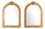 Rattan and Copper Mirrors, 1970s, Set of 2 For Sale