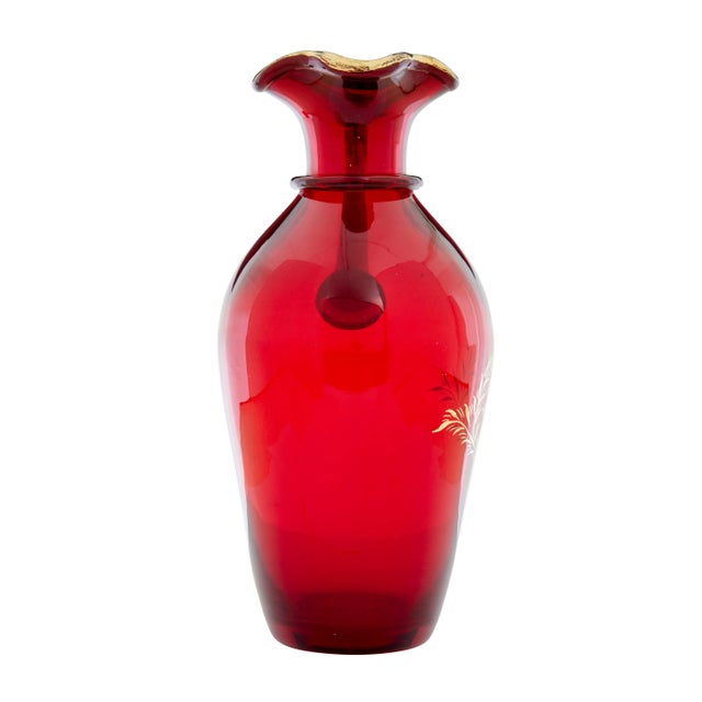 Mid 20th Century Gilt Art Glass Jug by Monica Bratt, 1954 For Sale - Image 6 of 8