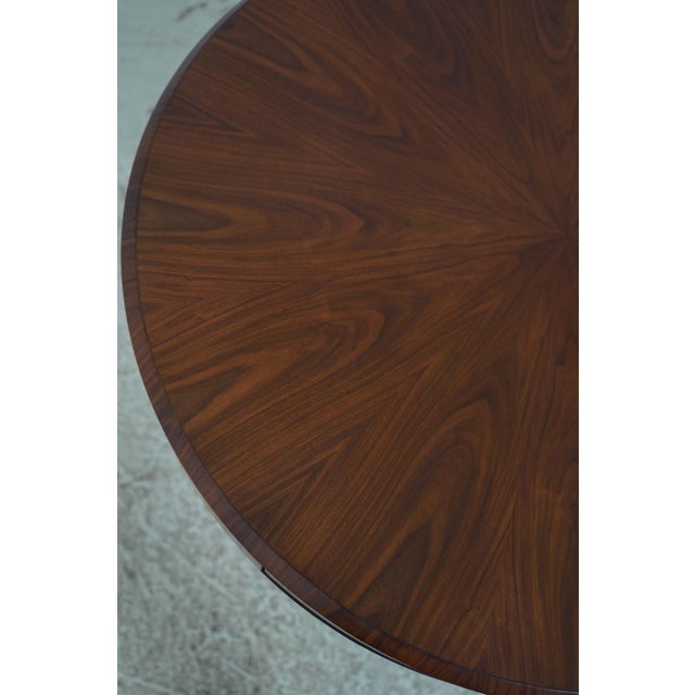 Jonathan Charles Round 2 Drawer Modern Design Lamp Table For Sale - Image 16 of 18