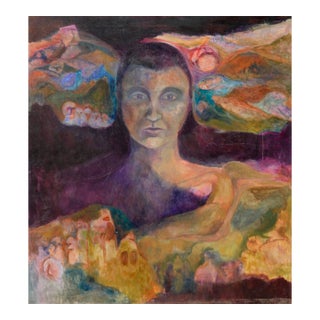 Woman of the Earth - Mid Century Figurative Abstract by Renard For Sale