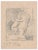Cupid is an original pencil drawing on thick cream-colored paper, realized by an anonymous french artist of the end of xix...