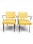 A striking pair of authentic vintage Mid-Century Modern armchairs manufactured by VIKO Furniture Corporation of Elverson,...