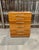 Vintage Mid Century Modern solid oak chest of drawers attributed to Raymond Loewy for Mengel Furniture Six drawers, three...