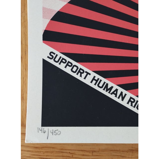 Shepard Fairey (Obey), Freedom to Lead (aung San Suu Kyi), Screenprint For Sale - Image 7 of 10