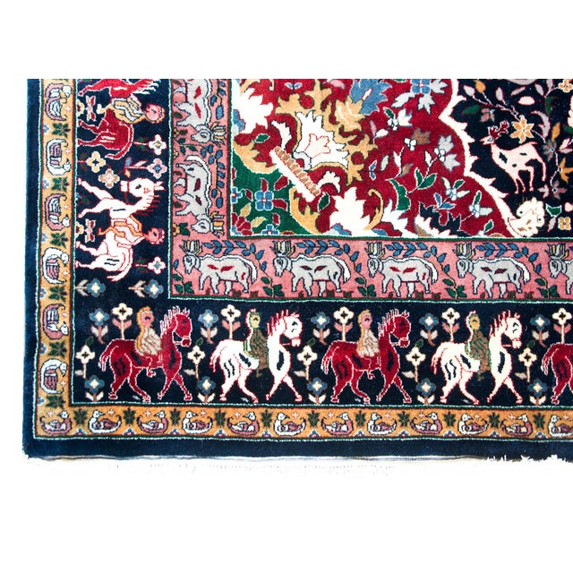 Persian Early 20th Century Persian Tabriz Rug For Sale - Image 3 of 15