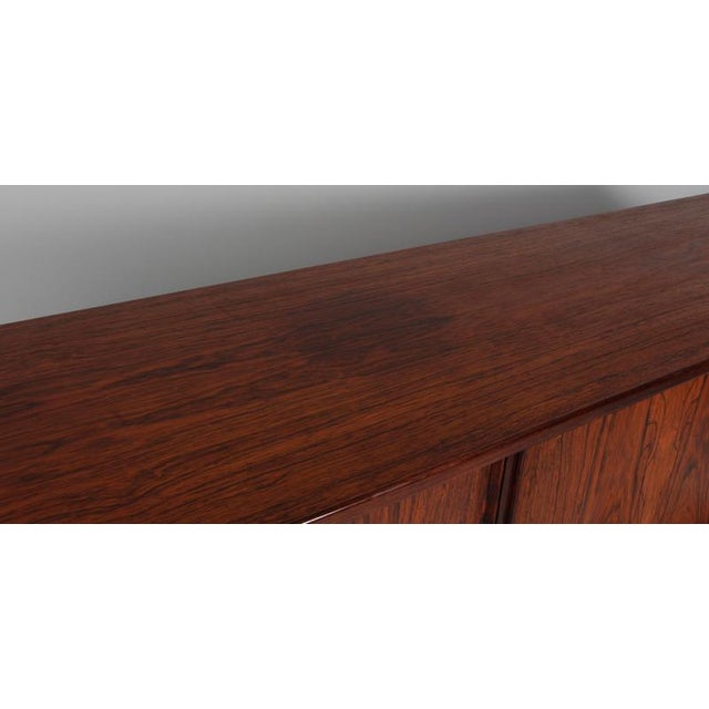 Wood Large Sideboard attributed to Kurt Østervig for K. P. Møbler, Denmark, 1960s For Sale - Image 7 of 8