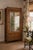 Late 20th Century Italian Bloomingdale’s Victorian Aesthetic Movement Style Burnt Bamboo Cabinet Armoire Linen Press For Sale - Image 5 of 8