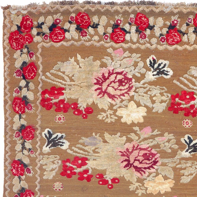 Antique Ukrainian Rug | Chairish