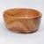 Mid-Century Hand Turned Bowl From Single Piece of Wood With Mid-Century Modern Blonde Wavy Grain For Sale - Image 4 of 4