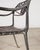 Set of Four Neoclassical Dolphin and Star Garden Dining Chairs For Sale - Image 17 of 18