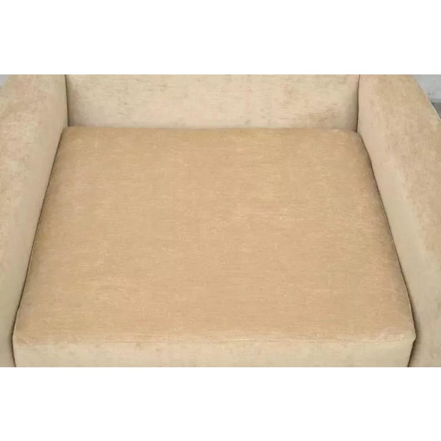 Wood Mid 20th Century Mid Century Modern Adrian Pearsall Style Beige Diamondback Walnut Lounge Chair For Sale - Image 7 of 10