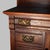 Victorian Antique Eastlake Foliate Chip Carved Walnut Commode With Towel Bar C1910 For Sale - Image 3 of 10