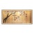 C. 1970s Chinese Six-Panel Gold Leaf Style Painted Screen "Blossoming Plum Tree" For Sale
