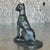 Vintage Boho Patinated Metal Dog For Sale In West Palm - Image 6 of 11