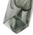 Vintage Faceted Gray and Clear Murano Sommerso Vase Att. To Flavio Poli C 1950/60's For Sale - Image 9 of 10
