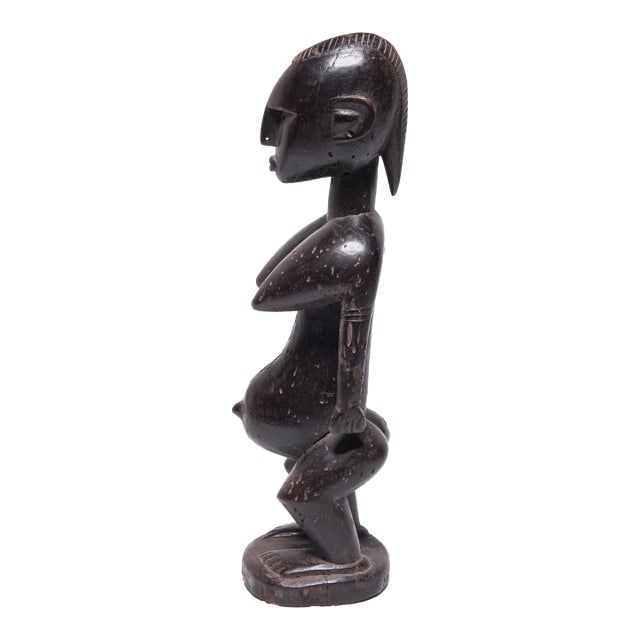 Mid 20th Century Bambara Female Figure For Sale