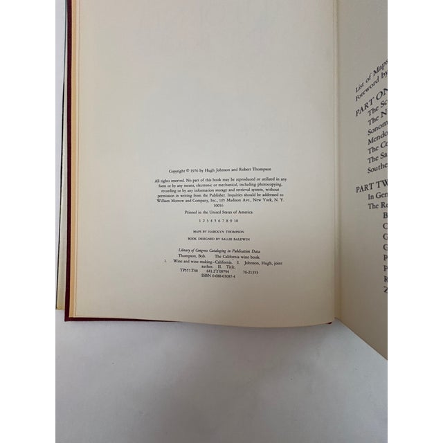 The California Wine Book For Sale In Palm Springs - Image 6 of 10