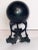 Black Bronze Metal Iron Globe Orb For Sale - Image 9 of 9