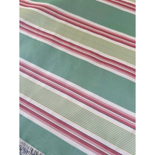Colefax and Fowler for Cowtan & Tout Striped Silk Fabric - 4 Yards For Sale
