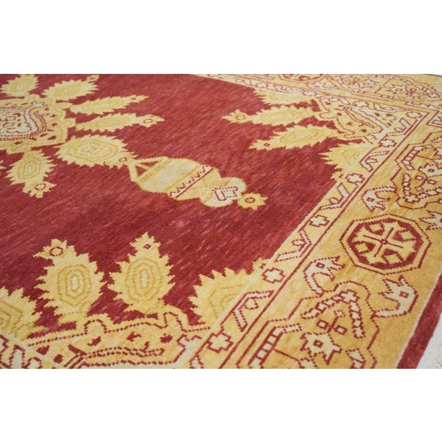 Turkish Oushak Rug 6'0" X 9'0" For Sale - Image 4 of 9