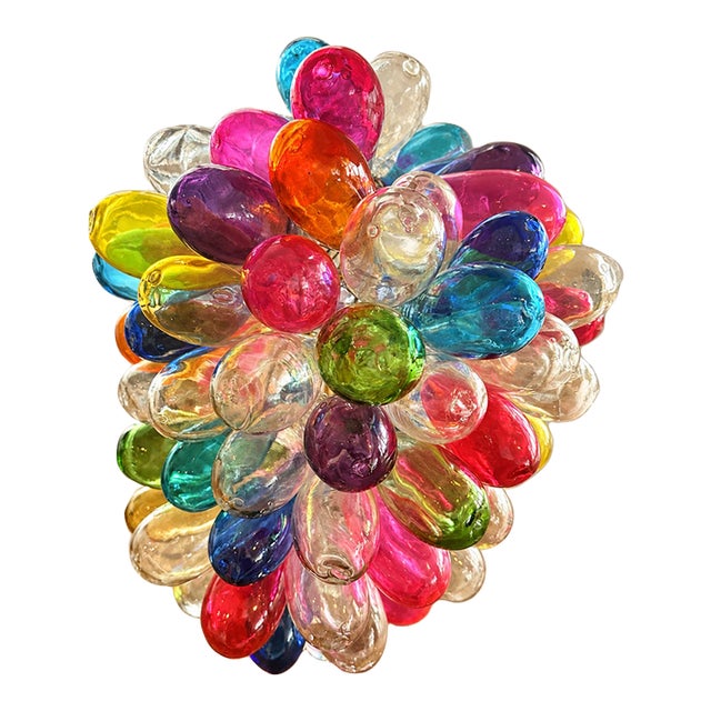 Incredible John Derian Glass Chandelier (Perfect for Kids Room) For Sale