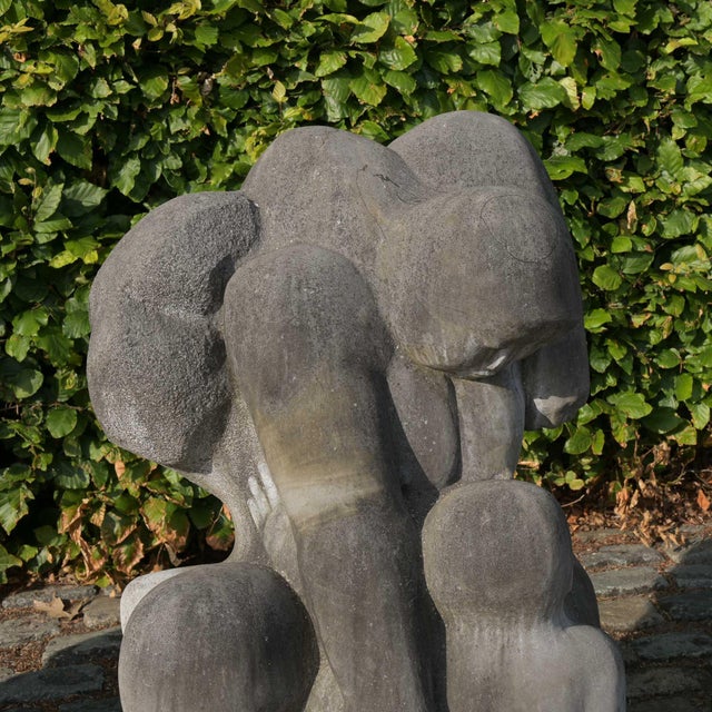 Blue Stone Statue by Jan Keustermans, 2000s For Sale - Image 11 of 14