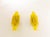 Yellow Acrylic Wall Lamps by Claus Bolby for Cebo Industri, 1960s, Set of 2 For Sale - Image 3 of 8
