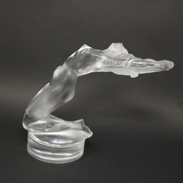Rene Lalique Glass Chrysis Car Mascot For Sale - Image 4 of 12