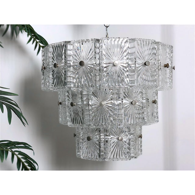 Vintage Crystal Chandelier, Austria, 1960s For Sale - Image 4 of 13
