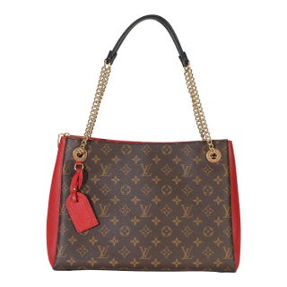 Cherry Monogram Canvas Surene MM For Sale
