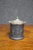 Late 19th Century Wedgwood Black Basalt Covered Jar With Silver-Plated Lid For Sale - Image 5 of 6