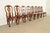 Kittinger Kittinger Georgian Carved Mahogany Dining Chairs, Set of Eight For Sale - Image 4 of 16