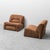2-Seater Modular Sofa in Brown Fabric, 1970s, Set of 2 For Sale - Image 4 of 12