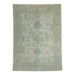 Turkish Oushak Rug 8'9" x 12' #18523 For Sale