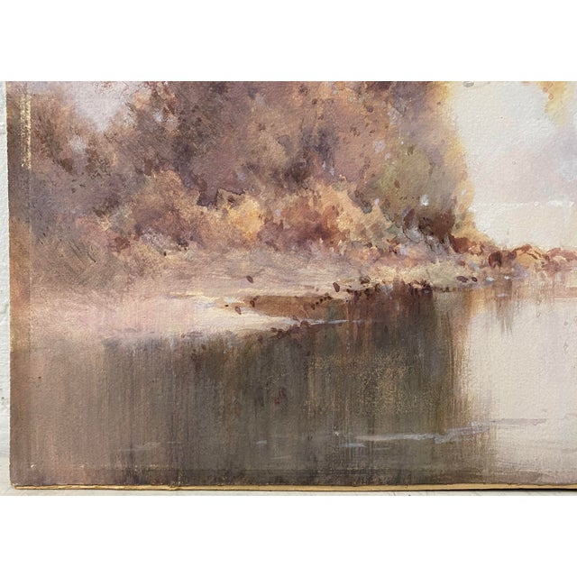 William Knox "Dream City" Original Watercolor C.1920 For Sale In San Francisco - Image 6 of 9