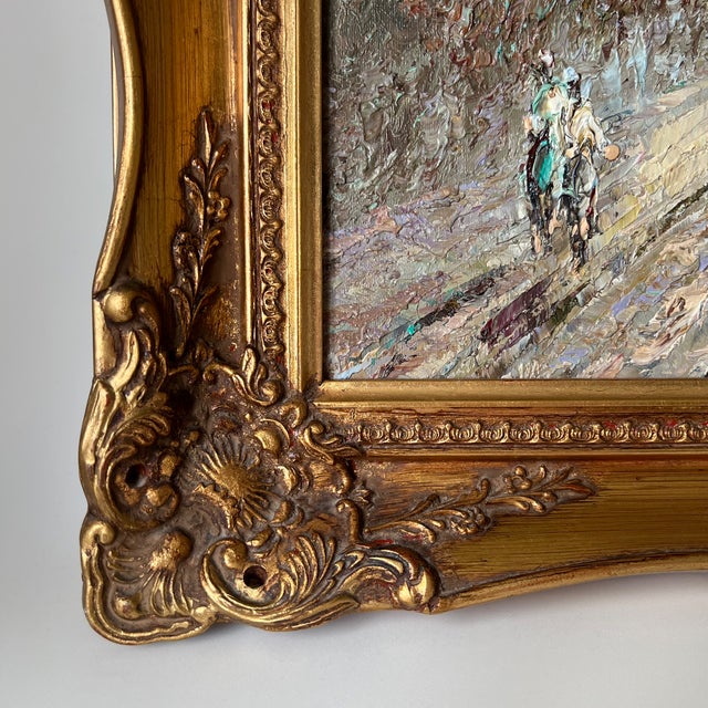 Yvonne Dupré, Mid-Century Parisian Street Scenem, 1970s, Oil on Canvas For Sale - Image 16 of 18