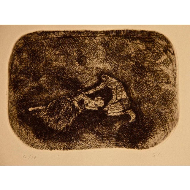 Over the Uncommon - Original Etching by Sandro Chia - 1979 1979 For Sale - Image 4 of 4