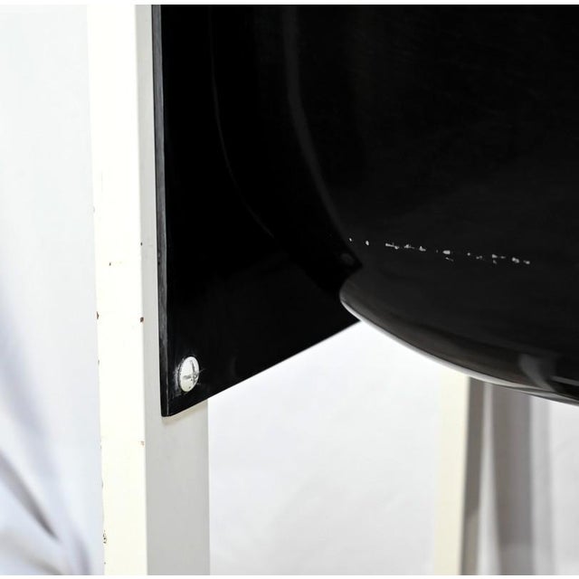 Set of Lacquered Wooden Chairs by P. Gautier, 1960s For Sale - Image 16 of 18