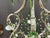 Opaline Glass Beaded Chandelier in Pastel Blue and Green Crystal Drops, 1950s For Sale - Image 4 of 15