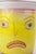 Canary Yellow Listed Artist Amy Sabrina 1999 Postmodern Pottery Vase — Happy \ Sad Vessel For Sale - Image 8 of 11