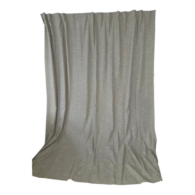 Drape Panels (4 Panels 48"x96") Linen Khaki Blackout For Sale