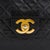 Vintage Chanel XL Jumbo Black Quilted Lambskin Gold-Tone Flap Shoulder Bag For Sale - Image 10 of 12