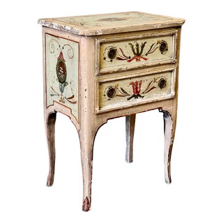 19th Century Venetian Hand Painted Small Commode For Sale